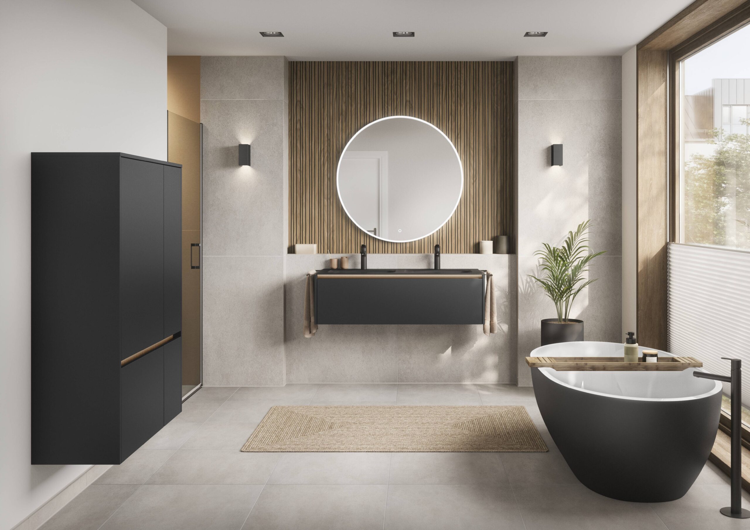 Salle de bain contemporaine